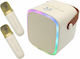 Blue Eagle Be-bsm-01 Bluetooth Speaker Dual Microphone Beige