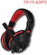Marvo H8321P 10 + 10 Over Ear Gaming Headset with Connection 2x3.5mm