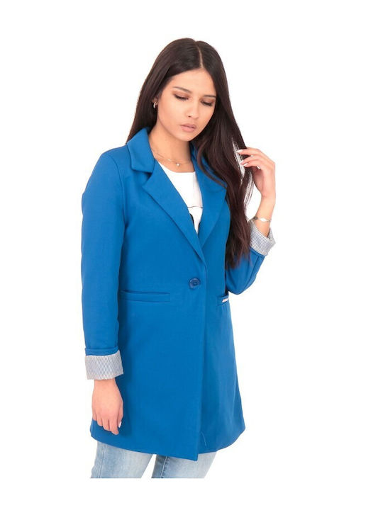 Silia D Women's Blazer Blue Roulette