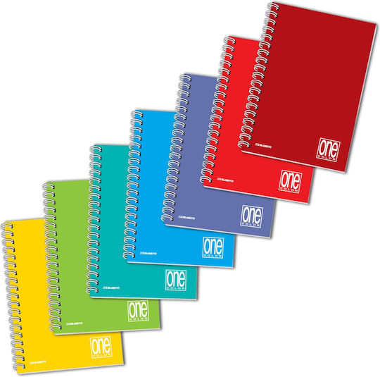 Blasetti Spiral Notebook Maths (Square Box) A5 60 Sheets 1pcs (Μiscellaneous colours)