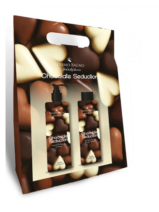 Primo Bagno Chocolate Seduction Комплект за грижа за кожата за Хидратация & Почистване на тялото 2бр