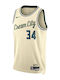 Giannis Antetokounmpo Milwaukee Bucks City Edition Jersey Style Basketball