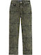 Women's Jean Trousers in Straight Line Thyme