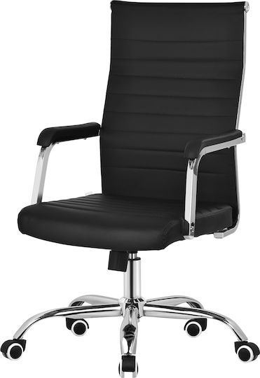 ML-Design Καρέκλα Γραφείου Μαύρη ML-Design Καρέκλα Γραφείου Μαύρη