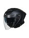 Origine Aprica Black Mat Κράνος Μηχανής Jet ECE 22.06 με Sunvisor