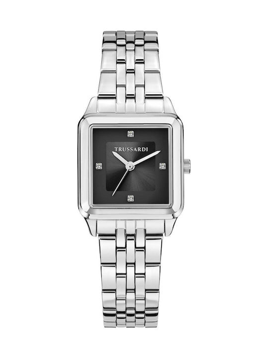 Trussardi Tforma Women's Watch 25mm Battery with Silver Metal Bracelet