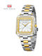 Mini Focus Damen Uhr mit Gold Metallarmband
