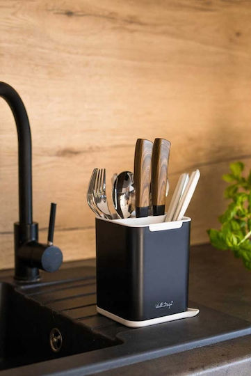 Vialli Design Сушилник за прибори Черен