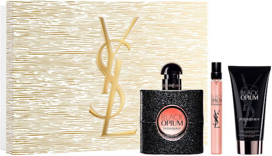 Ysl Black Opium Women's Set with Body Lotion 3pcs