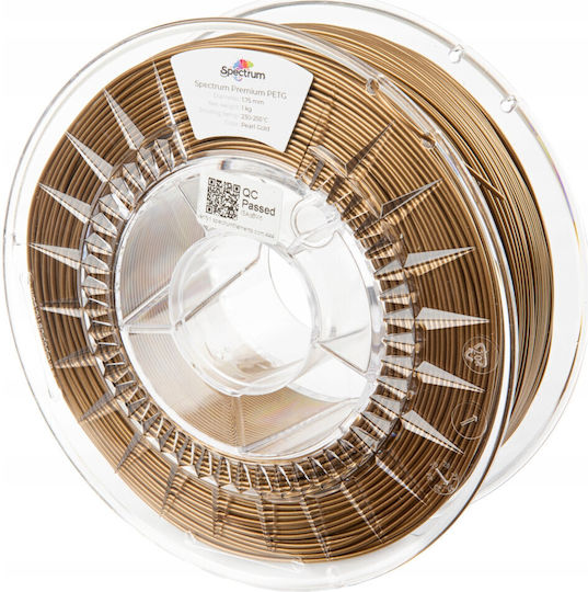 Spectrum 3D Printer Filament 1.75mm Gold 1kg