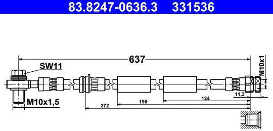 Ate Furtun de Frână 83.8247-0636.3