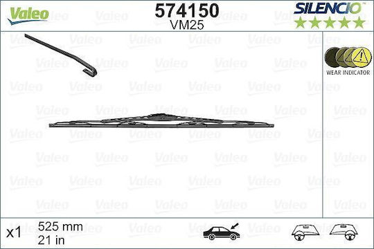 Valeo Silencio Performance Ștergător Auto pentru Șofer 525mm
