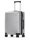 Nautica Cabin Travel Suitcase Hard Gray with 4 Wheels Height 55cm