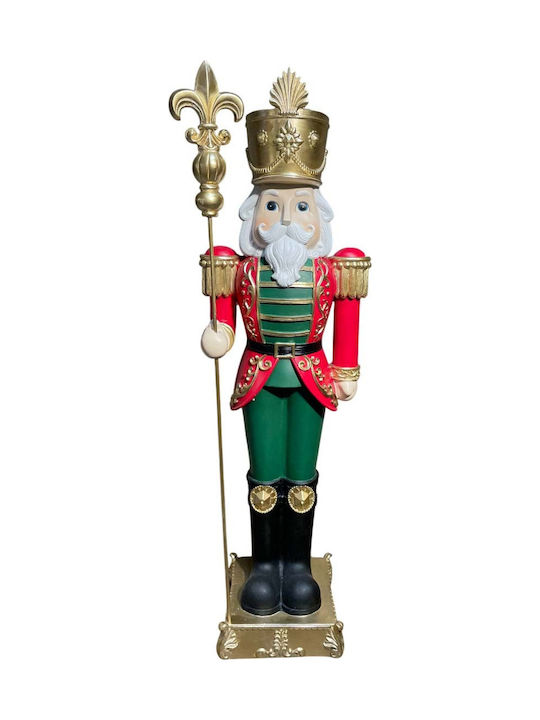 JK Home Decoration Polyresin Christmas Nutcracker 99cm