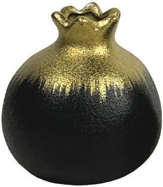 Marhome Tischplatte Glücksbringer Granatapfel Schwarz Keramik 1Stück
