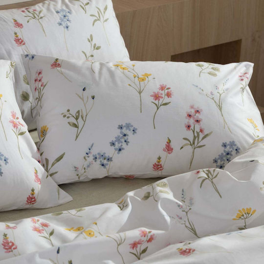 White Fabric Сет Чаршафи 235x270см. Brise Бял 4бр