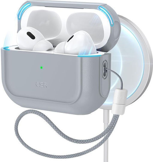 ESR Orbit Hybrid Θήκη Σιλικόνης σε Γκρι χρώμα για Apple AirPods Pro