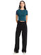 Weellow Ii Women's Jean Trousers Black
