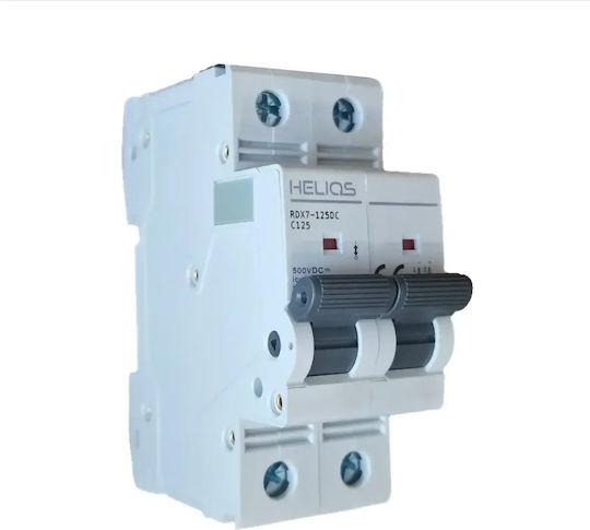 Helios 2-Poles Panel Push Switch 125A