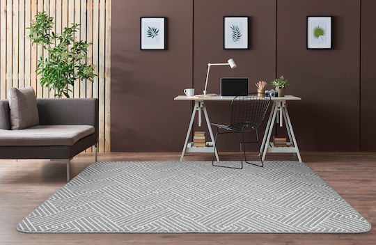 Nikotex Carpets Αντιολισθητικό Χαλί Σαλονιού Burma Γκρι-ζαχαρί 133x190