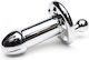 Black Label Realistisches Dildo Silber