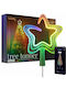 Twinkly Plastic Illuminated Christmas Decorative Star