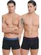 Herren Boxershorts Black 2Packung
