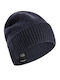 Beanie Beanie Knitted in Navy Blue color