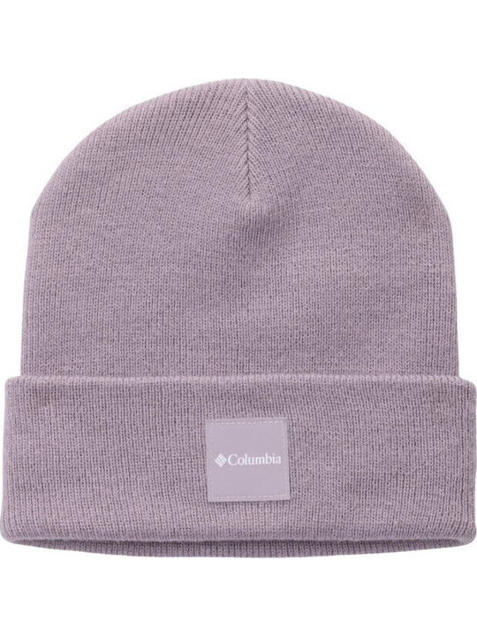 City Trek Heavyweight Beanie Unisex Beanie Knitted in Purple color
