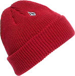 Volcom Full Beanie Beanie Knitted in Red color