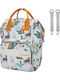 Queen Mother Jungle Animals You Are My Sunshine Kindergarten Backpack White