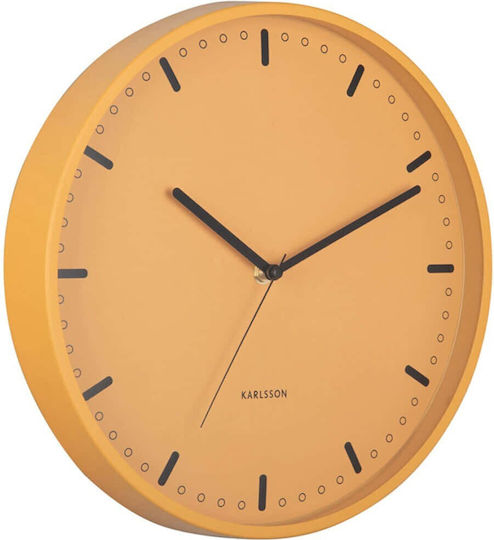 Karlsson Cool Antique Wall Clock Metallic Yellow Ø30cm
