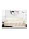 Liolios Home Element Ριχτάρι Διθέσιου Καναπέ Βελουτέ 180x250εκ. Off White 000000002821