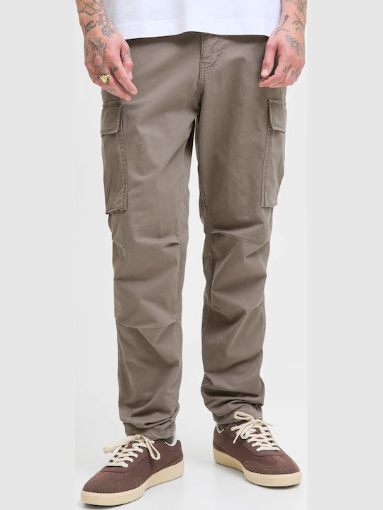 Jack & Jones Παντελόνι Cargo Ελαστικό Walnut