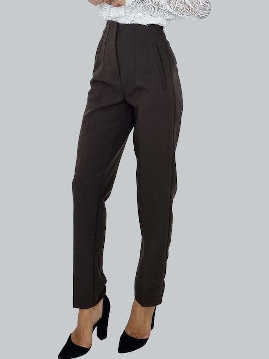 Dama Talie înaltă Tesatura Pantaloni cu Croială...