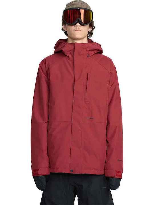 Volcom Dua Insulated Men's Gore-Tex Ski & Snowboard Jacket Pink G0452603-BTR