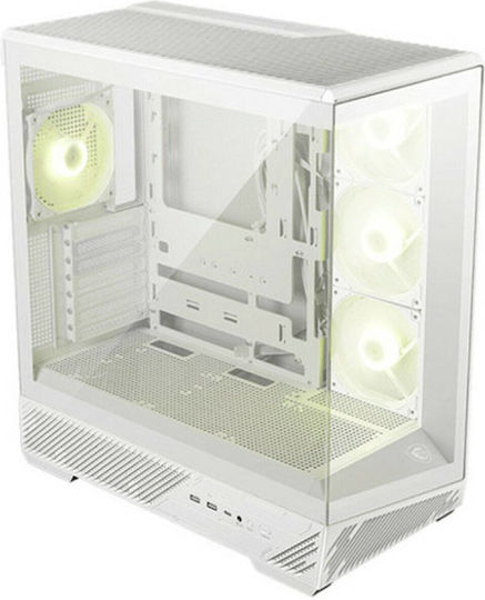 MSI MAG PANO 130R PZ Midi Tower Компютърна Кутия Бяла