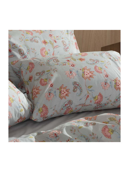 White Fabric Bettbezug Baumwolle Einzelbett 170...
