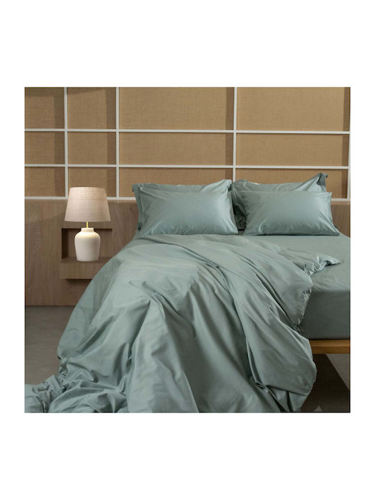 White Fabric Husă de Pilotă Bumbac Single 170x2...