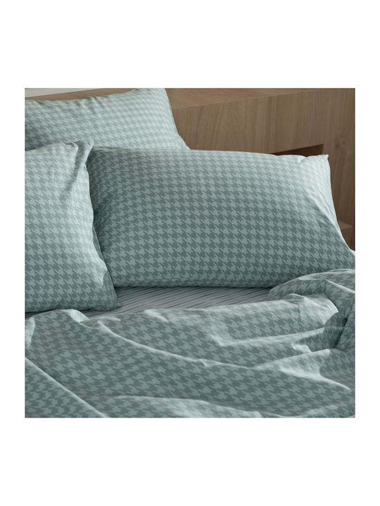 White Fabric Bettbezug Baumwolle Einzelbett 170...