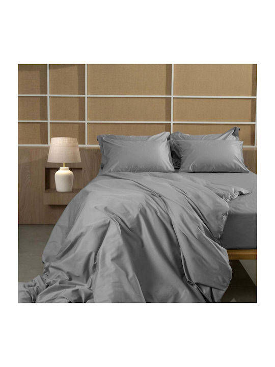 White Fabric Husă de Pilotă Bumbac Single 170x2...