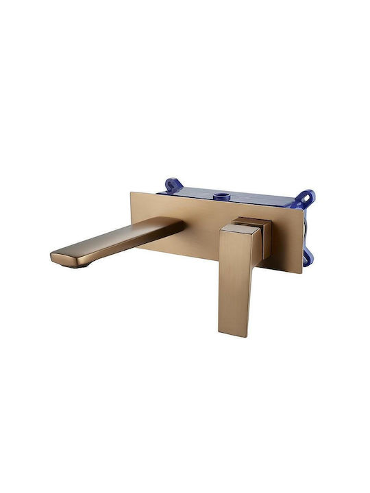 Inter Ceramic Built-in Mixer & Spout Set for Shower Gold 6988354270284