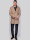 Dezing Herren Mantel Camel