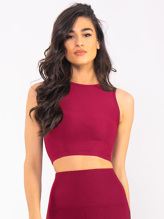 The Lady Women's Sports Bra without Padding Wine