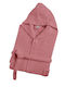 Makis Tselios Home Helmi5 Μπουρνούζι με Κουκούλα D.pink 420gr/m²