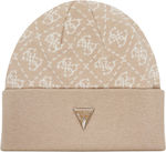 Guess Beanie Beanie Knitted in Beige color