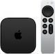 Apple TV-Box 4K 3RD GEN MN893MP/A 4K UHD mit WiFi und 128GB Speicherplatz mit Betriebssystem tvOS und Siri