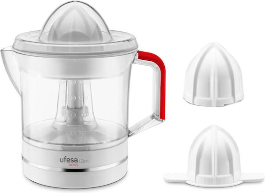 Ufesa Elektrischer Entsafter 25W mit einer Kapazität von 700ml Weiß