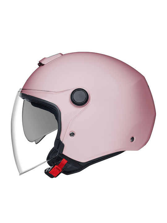 Nexx Y.10 Plain Pastel Pink Motorradhelm Jet DOT / ECE 22.06 1325gr mit Sonnenblende