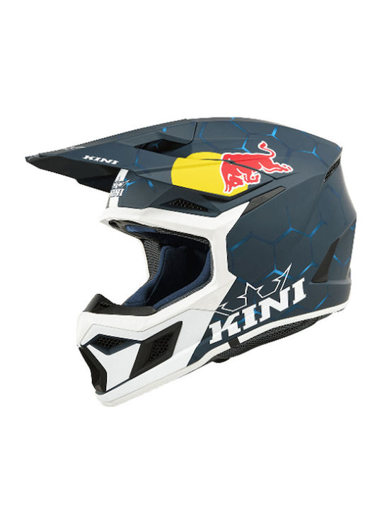 O'Neal MX3 Kini Red Bull Blue/White Κράνος Μηχανής Motocross ECE 22.06